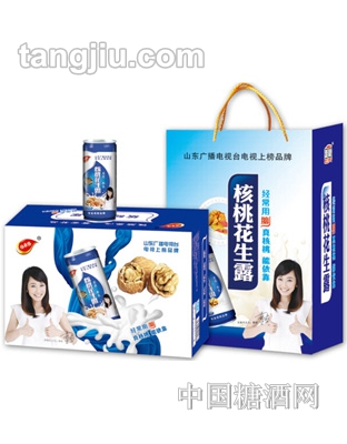 怡果缘核桃花生露盒装