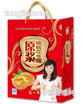 佳鹏原浆核桃花生露手提礼盒