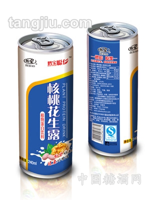 鹤宝聪仁核桃花生露-240ml
