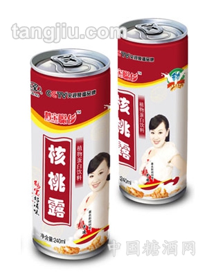 鹤宝聪仁植物蛋白饮料核桃露-240ml