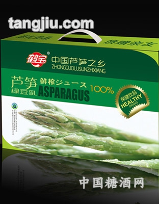 芦笋绿豆乳