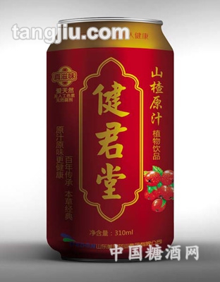 健君堂山楂原汁植物饮品310ml