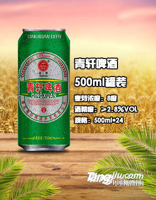 青轩易拉罐500ml