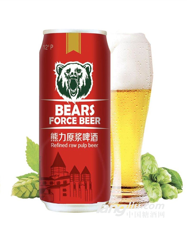 熊力啤酒易拉罐啤酒