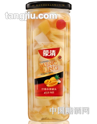 蒙清糖水什锦水果罐头960g