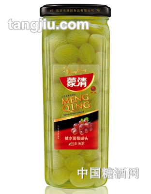 蒙清糖水葡萄罐头960g