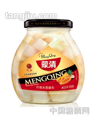蒙清糖水什锦水果罐头850g