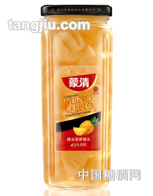 蒙清糖水菠萝罐头450g