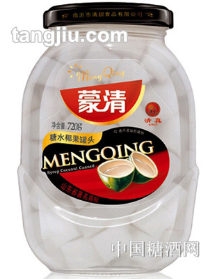 蒙清糖水椰果罐头720g