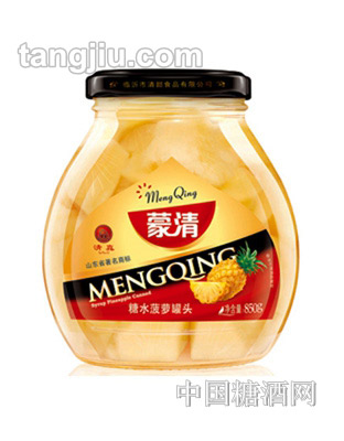 蒙清糖水菠萝罐头850g
