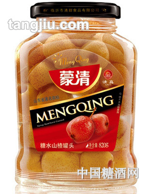 蒙清糖水山楂罐头820g