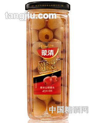 蒙清糖水山楂罐头450g