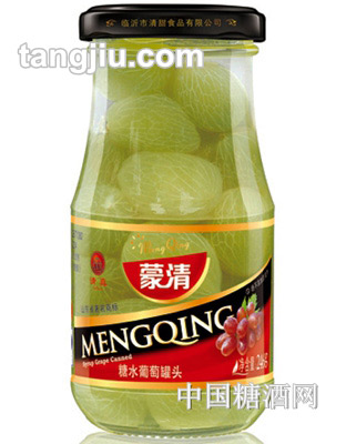蒙清糖水葡萄罐头246g