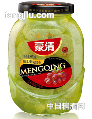 蒙清糖水葡萄罐头930g