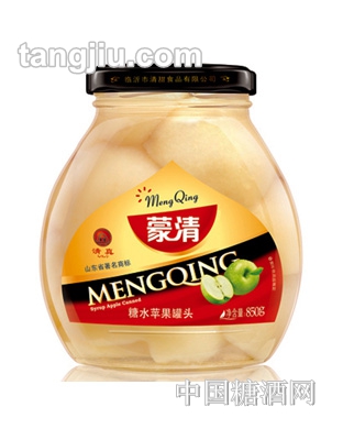 蒙清糖水苹果罐头850g