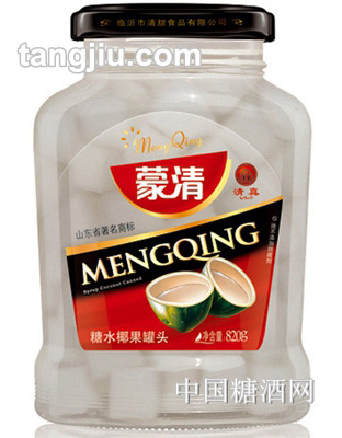 蒙清糖水椰果罐头820g