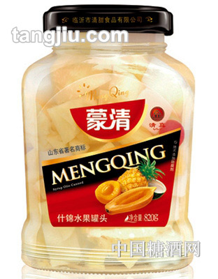 蒙清糖水菠萝罐头820g
