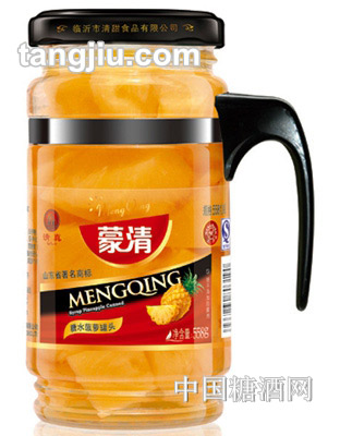 蒙清糖水菠萝罐头558g