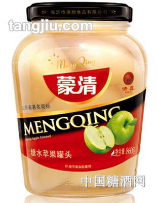 蒙清糖水苹果罐头860g