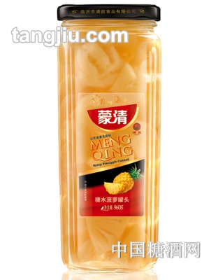 蒙清糖水菠萝罐头960g