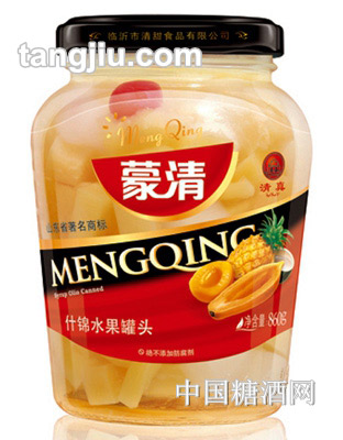 蒙清糖水什锦水果罐头860g