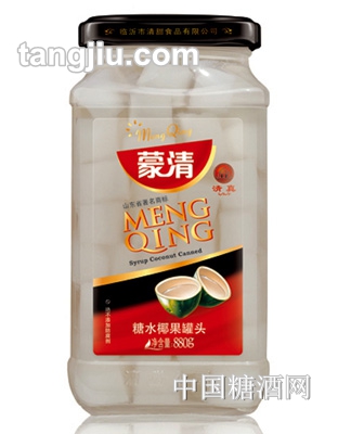 蒙清糖水椰果罐头880g