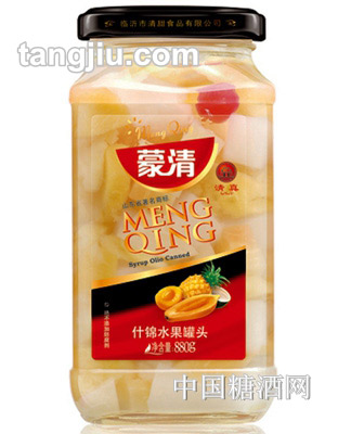 蒙清糖水什锦水果罐头880g