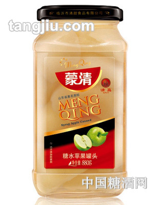 蒙清糖水苹果罐头880g