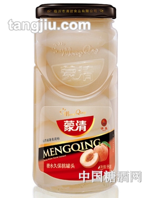 蒙清糖水白桃罐头950g