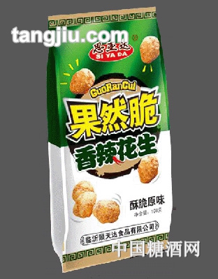 思亚达果然脆香辣花生108g