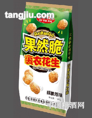 思亚达果然脆香辣花生酥脆原味108g