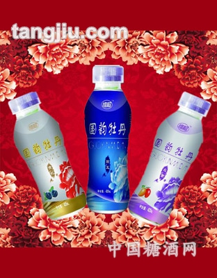 花卉饮品，国韵牡丹