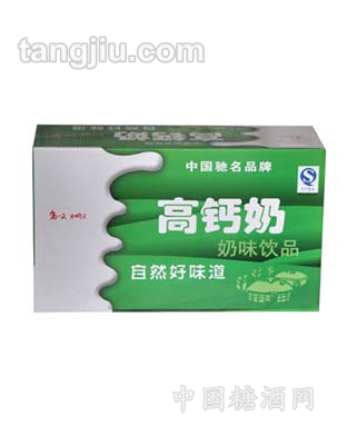 高钙奶绿白色箱装