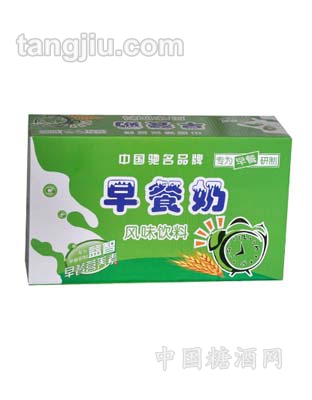 早餐奶绿色箱装