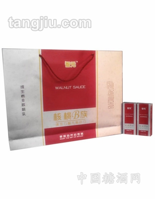 核桃B族红色手提袋