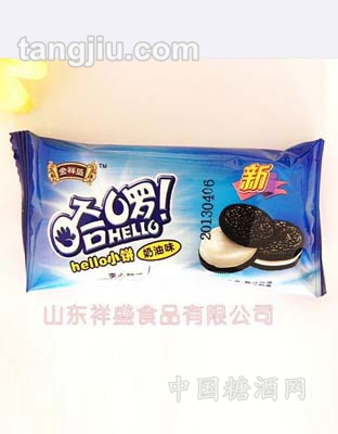 哈啰奶油味饼干袋装