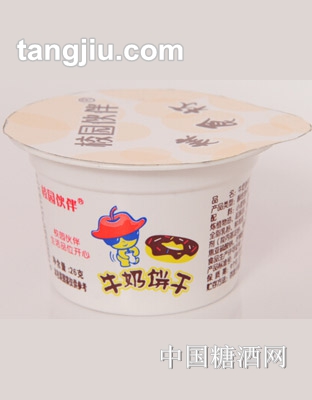 校园伙伴牛奶饼干杯装