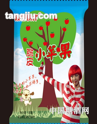 校园伙伴膨化食品脆皮小苹果
