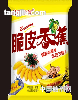 校园伙伴膨化食品脆皮香蕉
