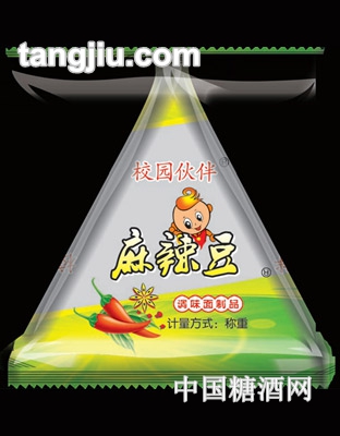 校园伙伴麻辣豆绿三角包