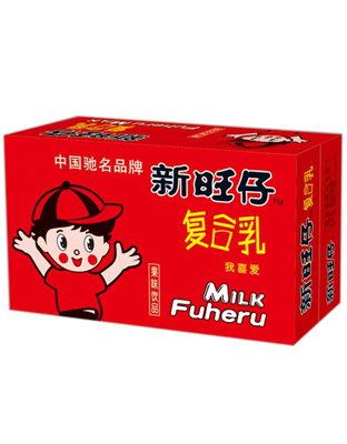 新旺仔复合乳箱装