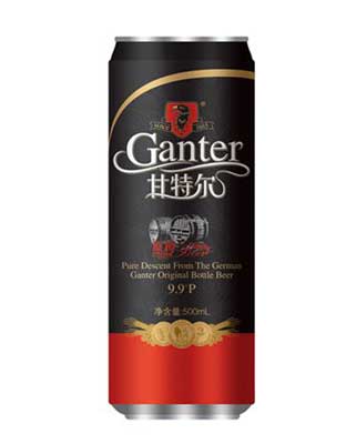 甘特尔啤酒500ML拉罐(效果图)原樽