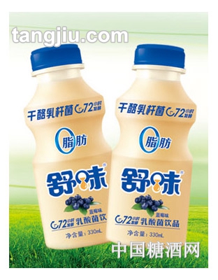 舒味蓝莓味乳酸菌饮品338ml