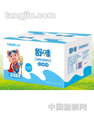 猪少侠舒味乳酸菌饮品包装箱