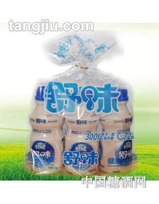 舒味乳酸菌饮品促销袋装338mlx3瓶