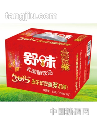 舒味乳酸菌饮品春节礼盒装338mlx10瓶