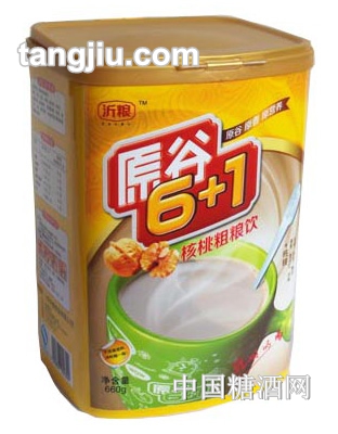 沂粮原谷6＋1桶装核桃粗粮饮660g