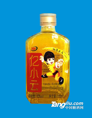 亿小云酒42度100ml黄瓶