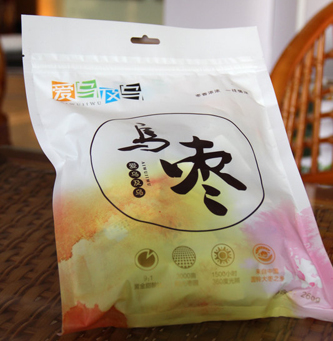 0x04爱乌及乌乌枣拉链袋260g装
