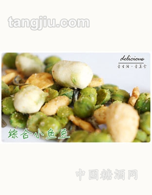 综合小鱼豆菓子散装
